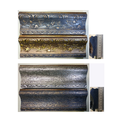 plastic molding that is applicable to furniture and construction interior and 3D structure panel