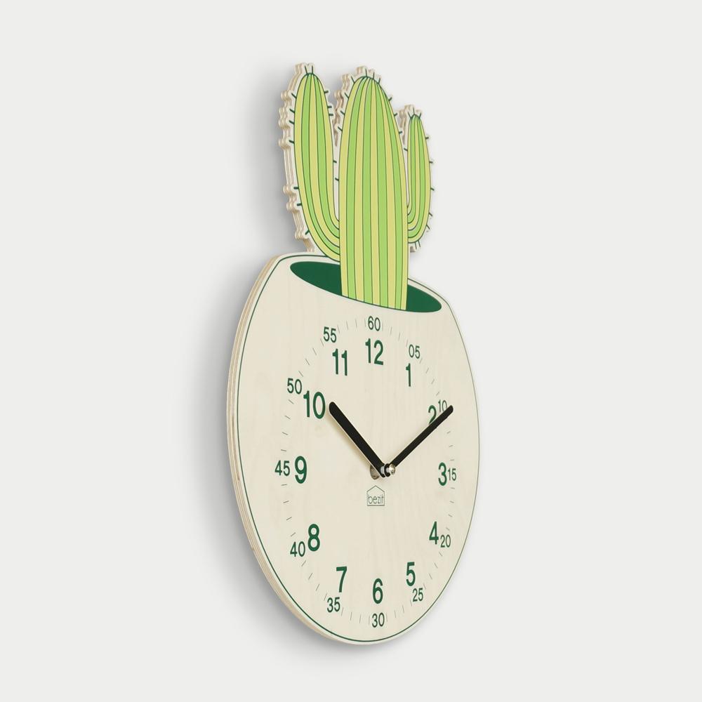 Mytillo Cactus non-ticking Silent Wall Clock