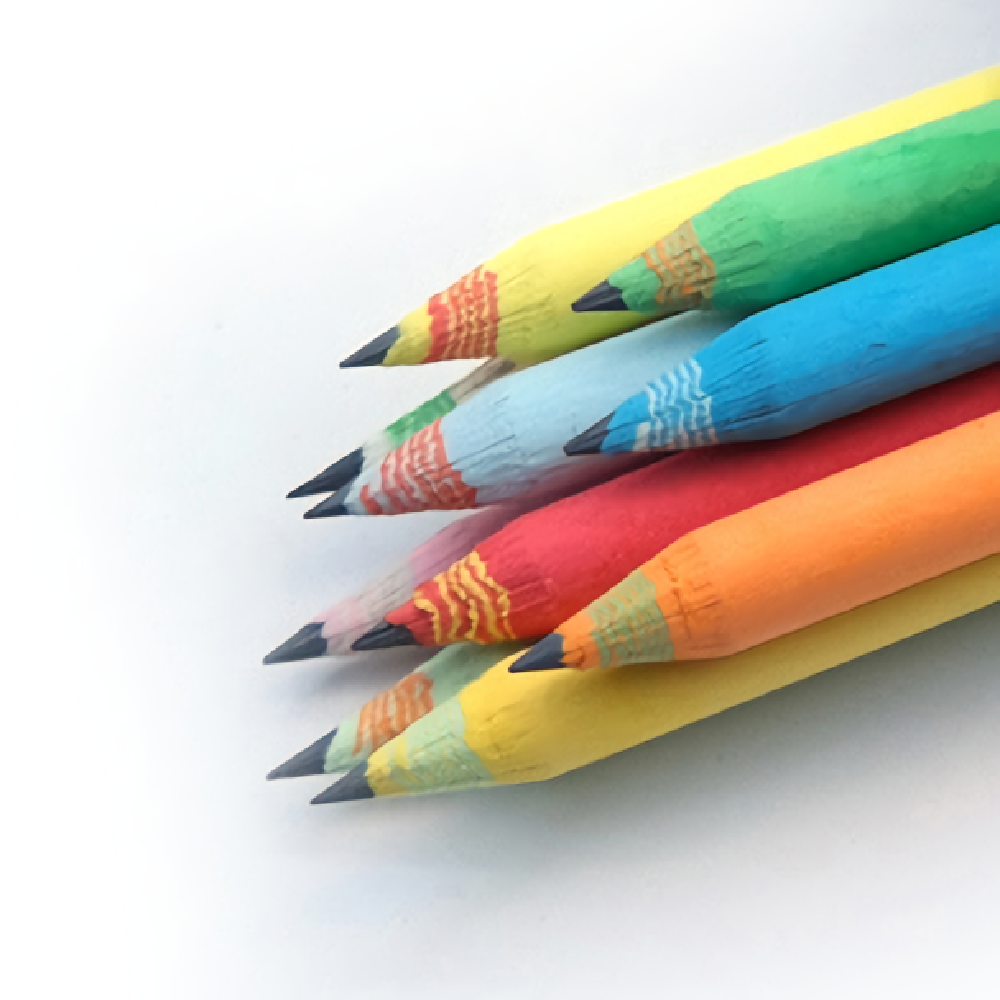 Zebra Color Pencil 10 pcs x 2 Sets With Paper Tube Case