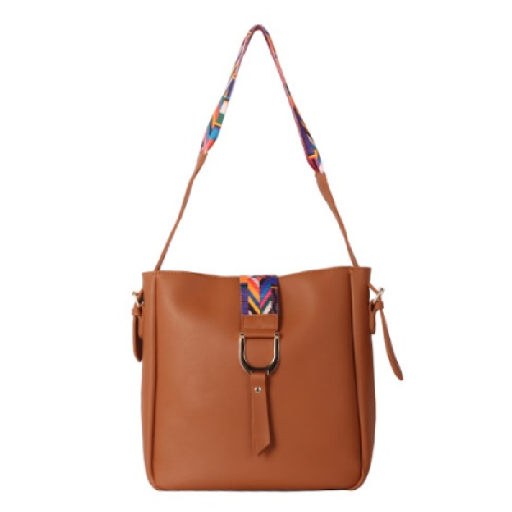 8616 pattern strap handbag