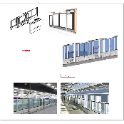 Platform Screen Door Guardrail type PSD