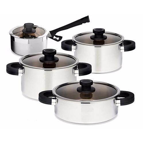 Minuet Stinless steel pot set | Stainless Steel Cookware, Stainless Steel Pot, Stainless Steel Cookware set, Minuet Stinless steel pot set, My Home Shopping