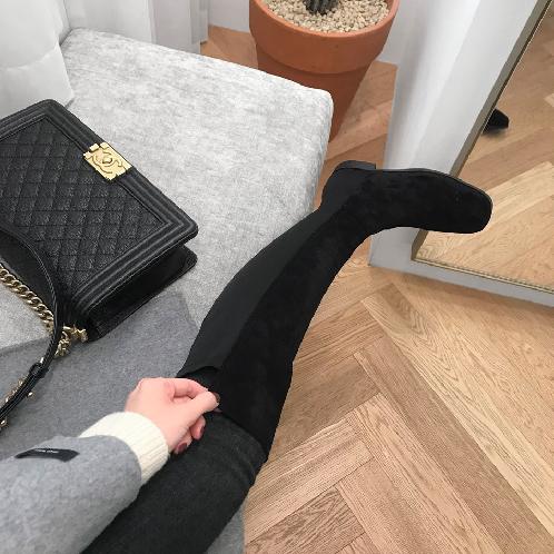 Michelin Spandex Long Boots (3cm) | shoes, boots, long boots, thigh-high, long boots