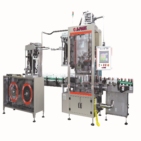 Shrink Sleeve Labeling Machine,Tear Tab Cap Sealing Machine, Shrink Steam & Heat Tunnel
