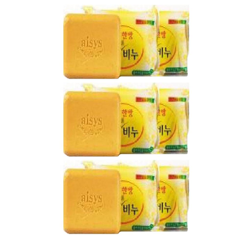 Jeju Volcanic Stone Scoria, Aisys Oriental Shower Soaps