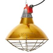 JK HEAT PLUS JKBL210S / 300S Brooder Lamp Lamp Protector 10pcs Ued for Swine Farms 220-240V (Gold, S