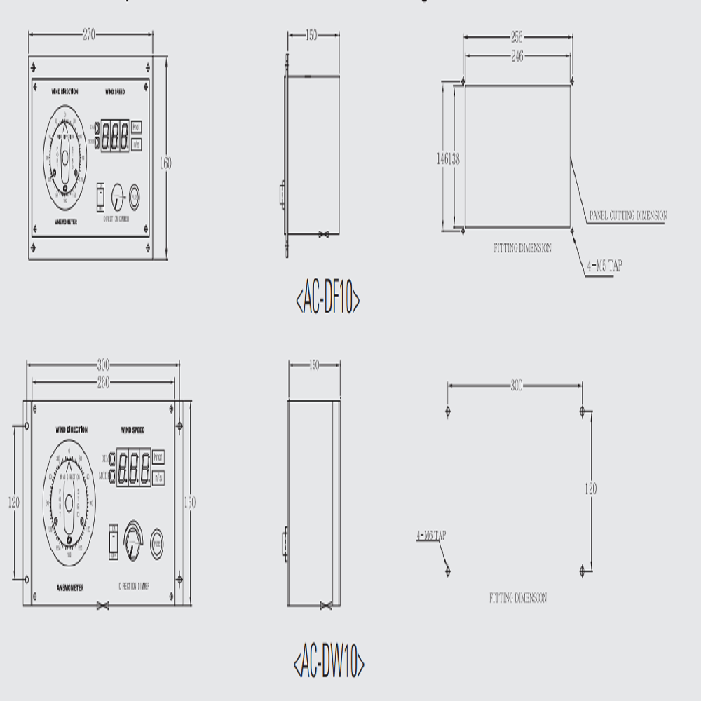 HERIANA TECH Indicator - Analog and Digital Combined Type
