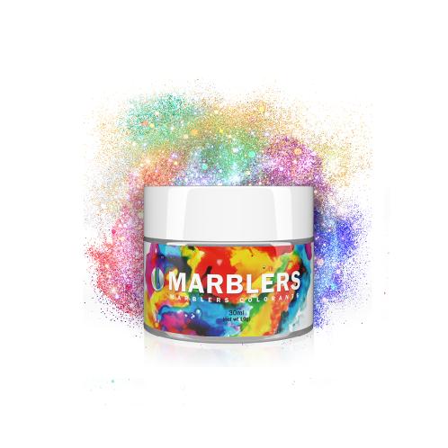 MARBLERS Colorants, Cosmetic Grade Art GLITTER