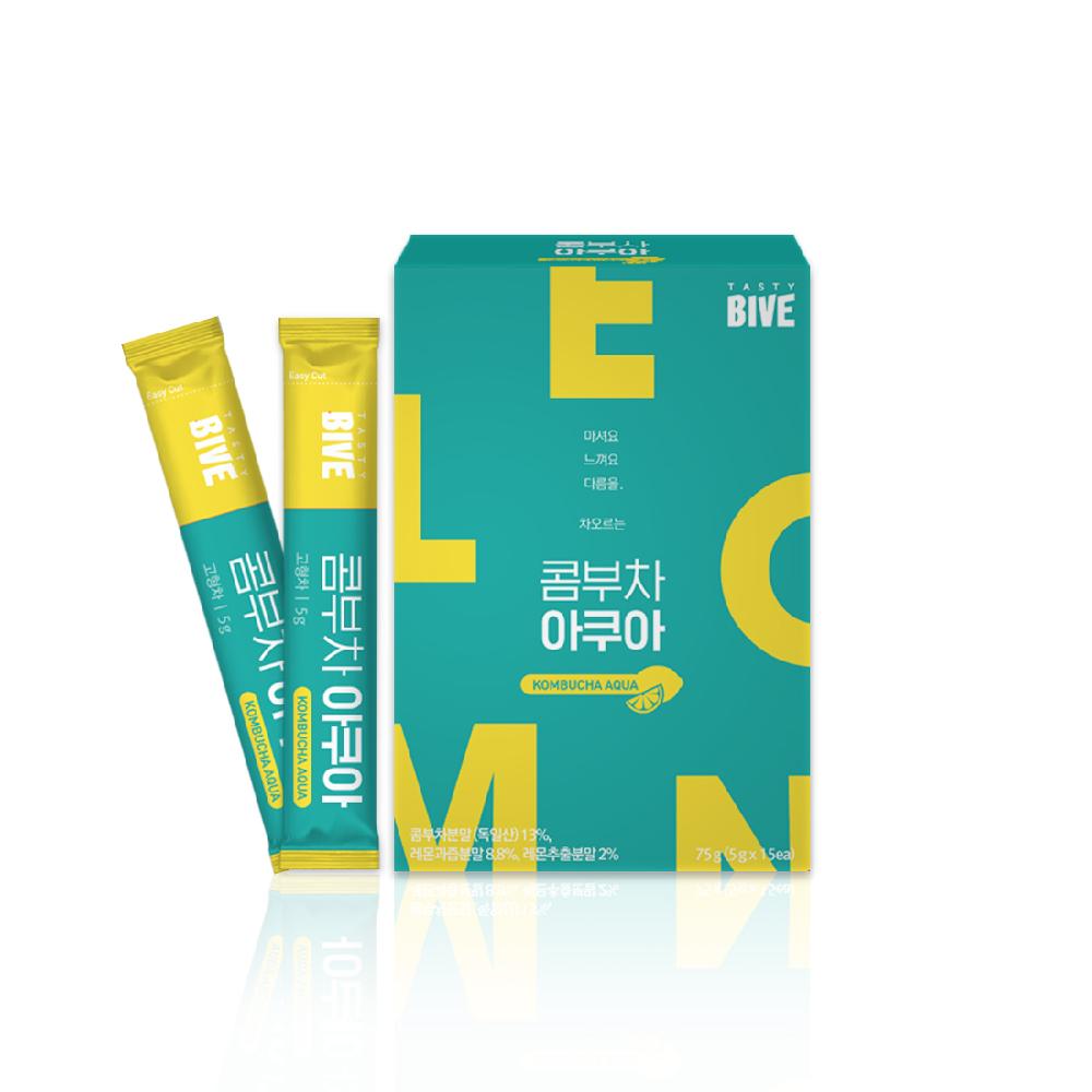 Kombucha Aqua, Healthy Drink with Low Calories