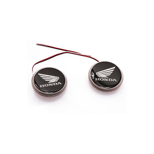 Motorcycle Honda Emblem LED Light badge 2pc 50mm,60mm waterproof