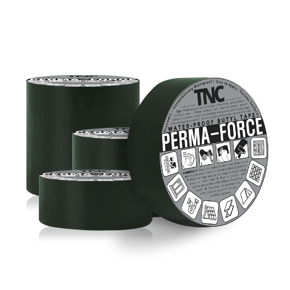 Butyl waterproof tape 10 cm -black