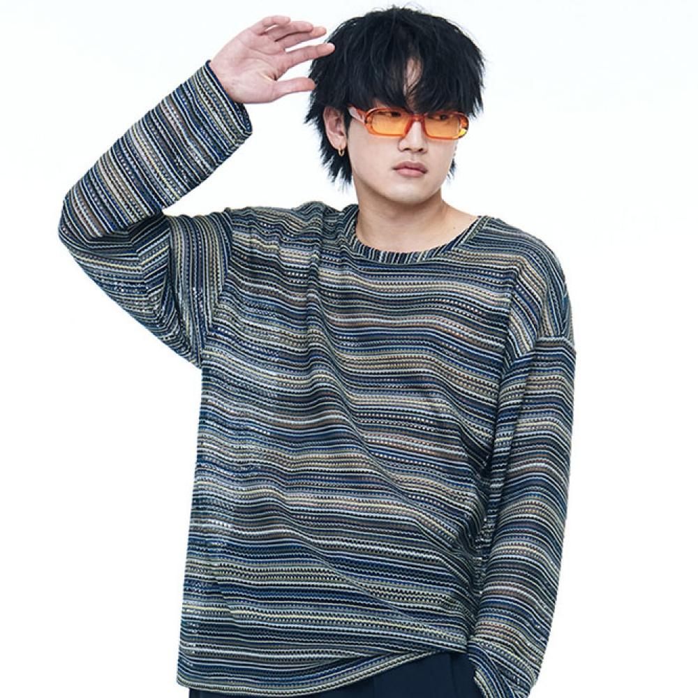 Craft Knit Pull-Over Blue - men size