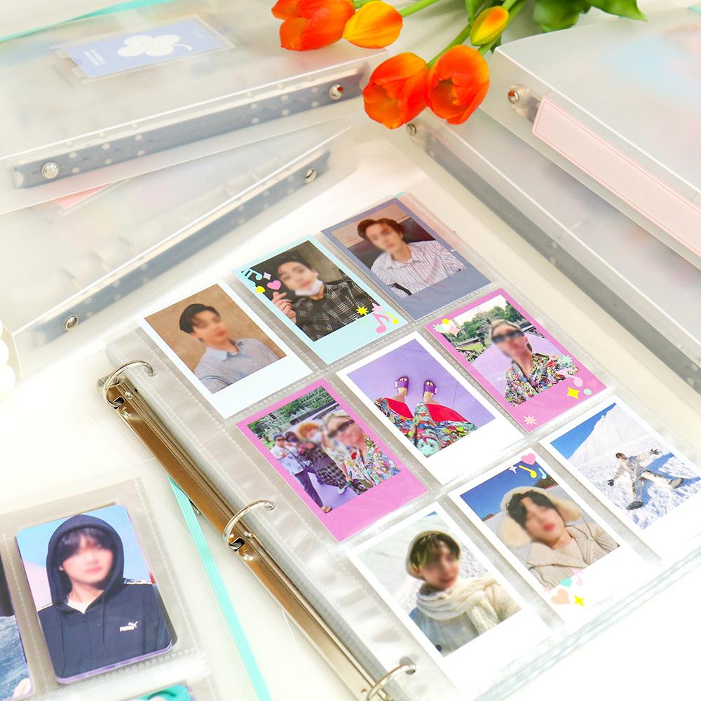 3-ring photo card binder - 9 pocket