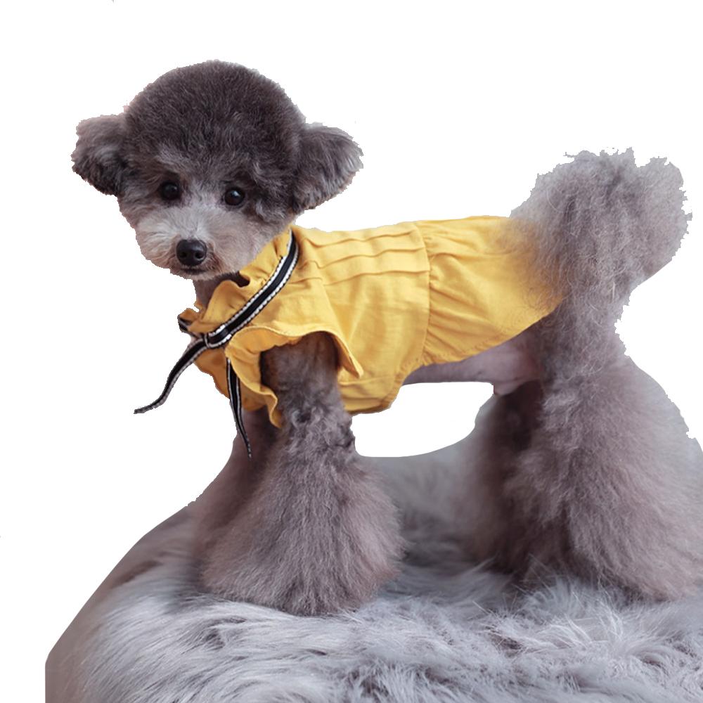 Tint Frill blouses (Yellow / M size)