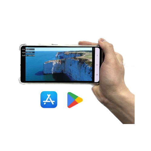 Real-time AI video enhancing/upscaling mobile solution