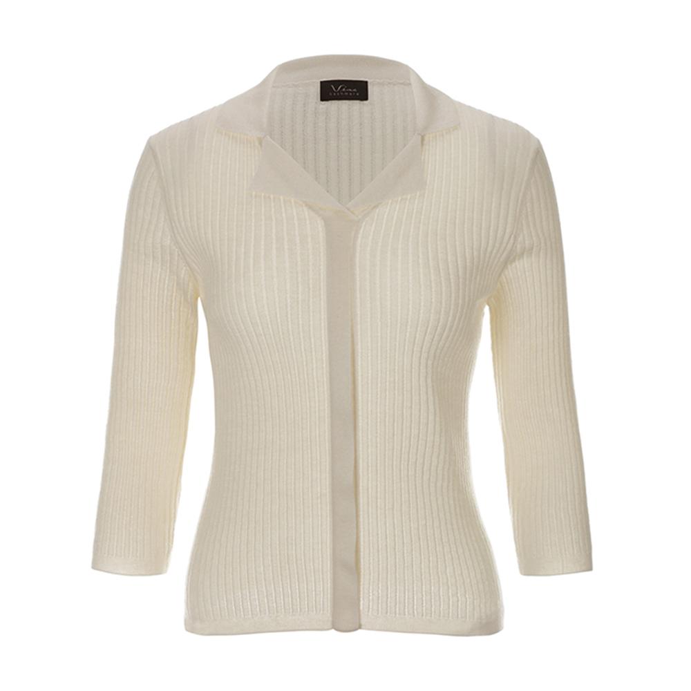 Wool blend ribbed slim fit pullover