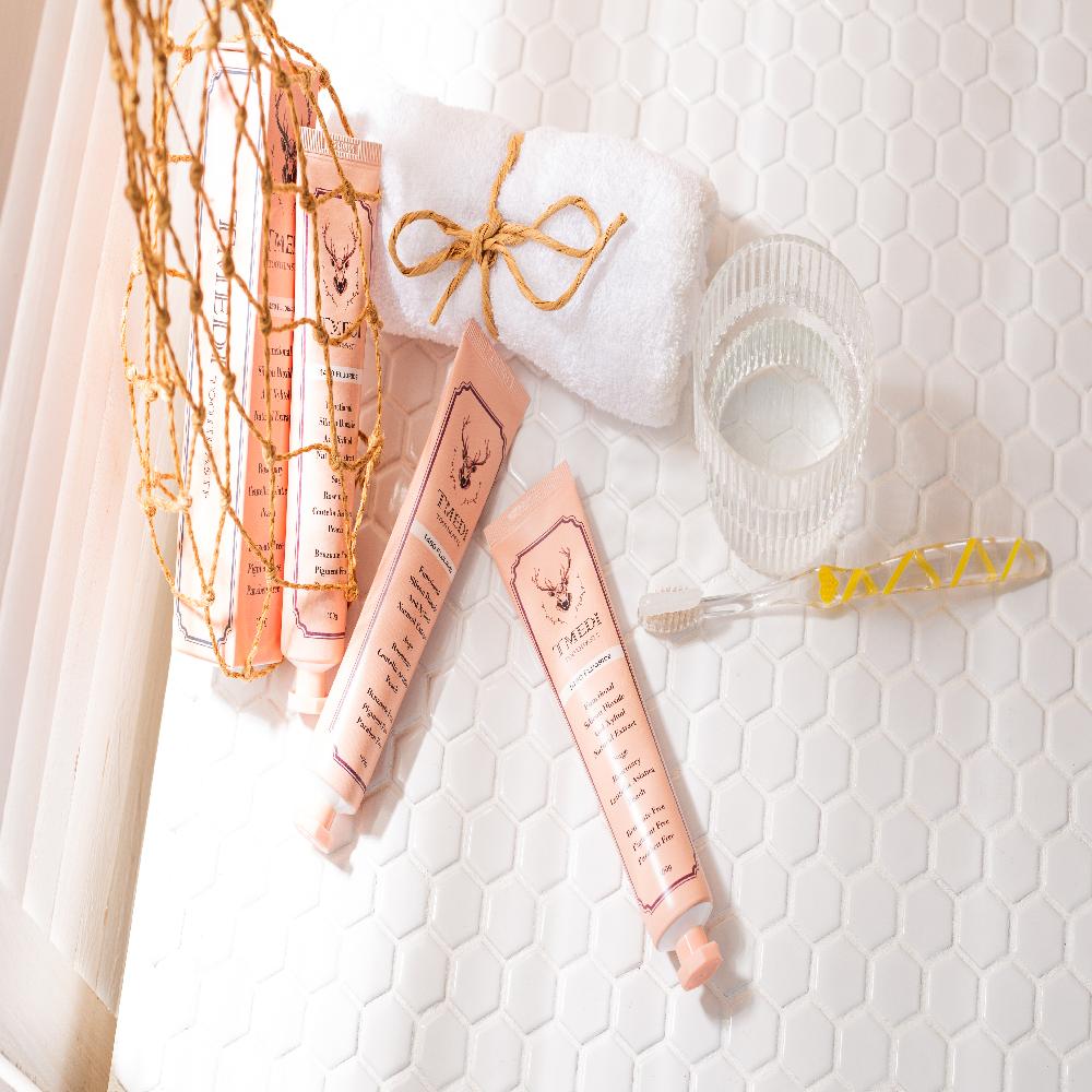 TMEDI high fluoride toothpaste peach