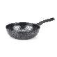 full image COTE SILVER - Nonstick Coating Flat Bottom Wok Pan, Induction Compatible (10 Inch)