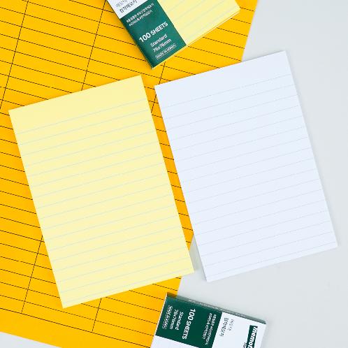 [4x6 Inches] Note-Style Line Sticky Notes