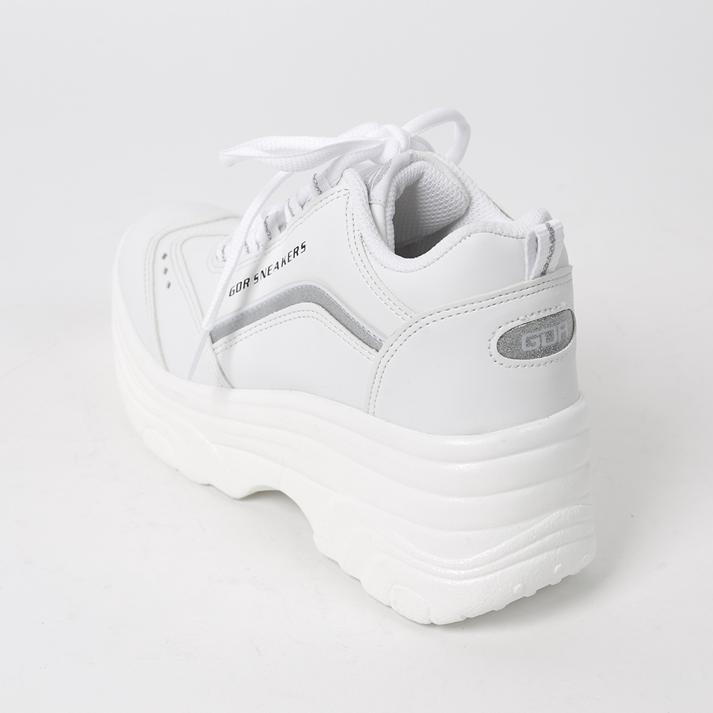 Cheerleader Platform Sneakers , K-fashion , Casual Style for Women