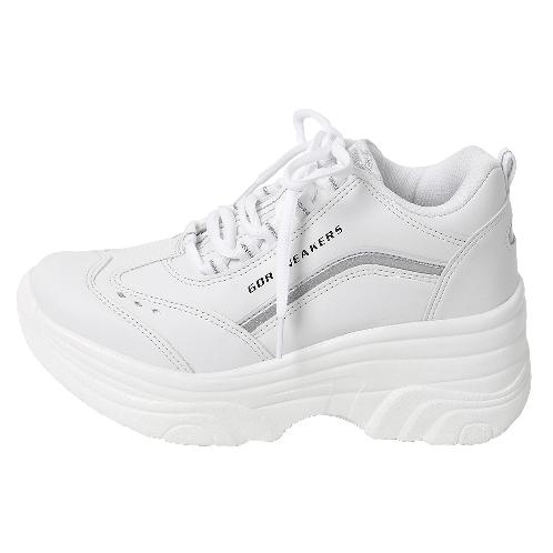 Cheerleader Platform Sneakers , K-fashion , Casual Style for Women